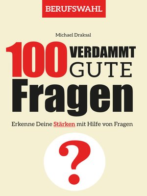 cover image of 100 Verdammt gute Fragen – BERUFSWAHL